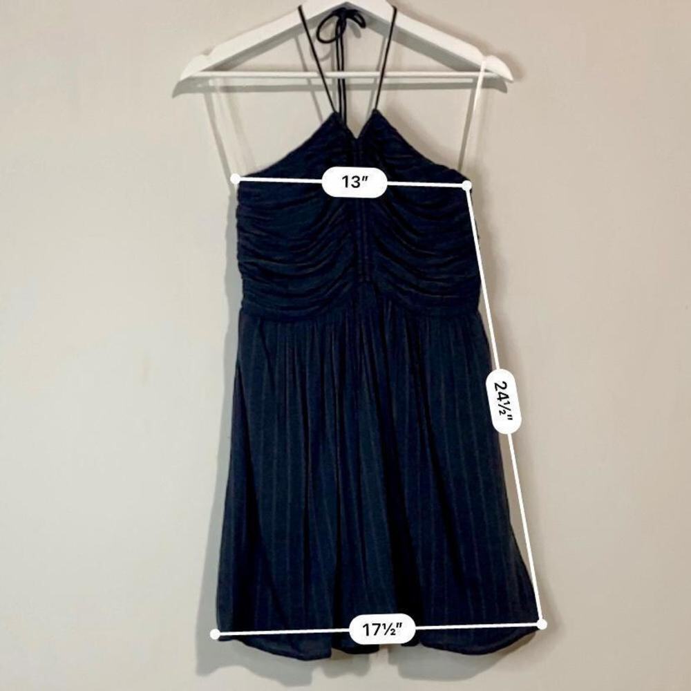 American Eagle Outfitters Women’s Ruched Mini Dress Mini Dress Blue Size S NWT - Picture 7 of 7